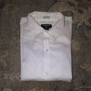 Petite Liz Claiborne white button down